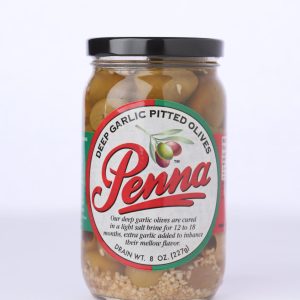 Deep Garlic Pitted Olives