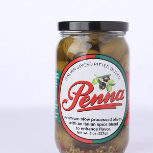 Italian Spiced Pitted Olives (Case of 12)