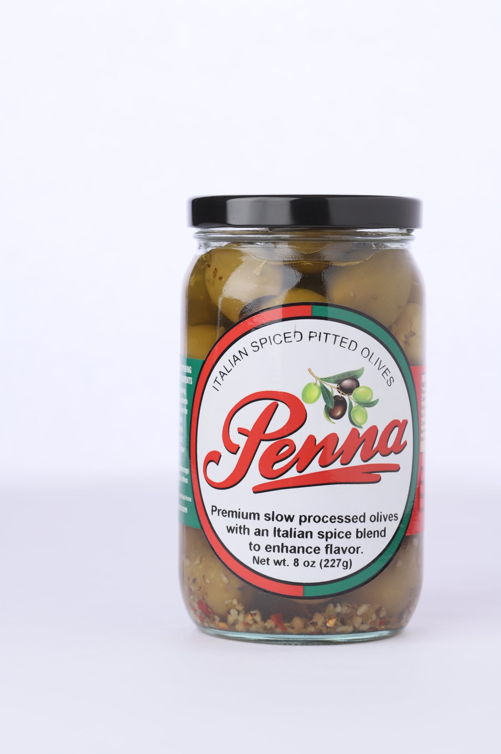 Italian Spiced Pitted Olives (Case of 12)