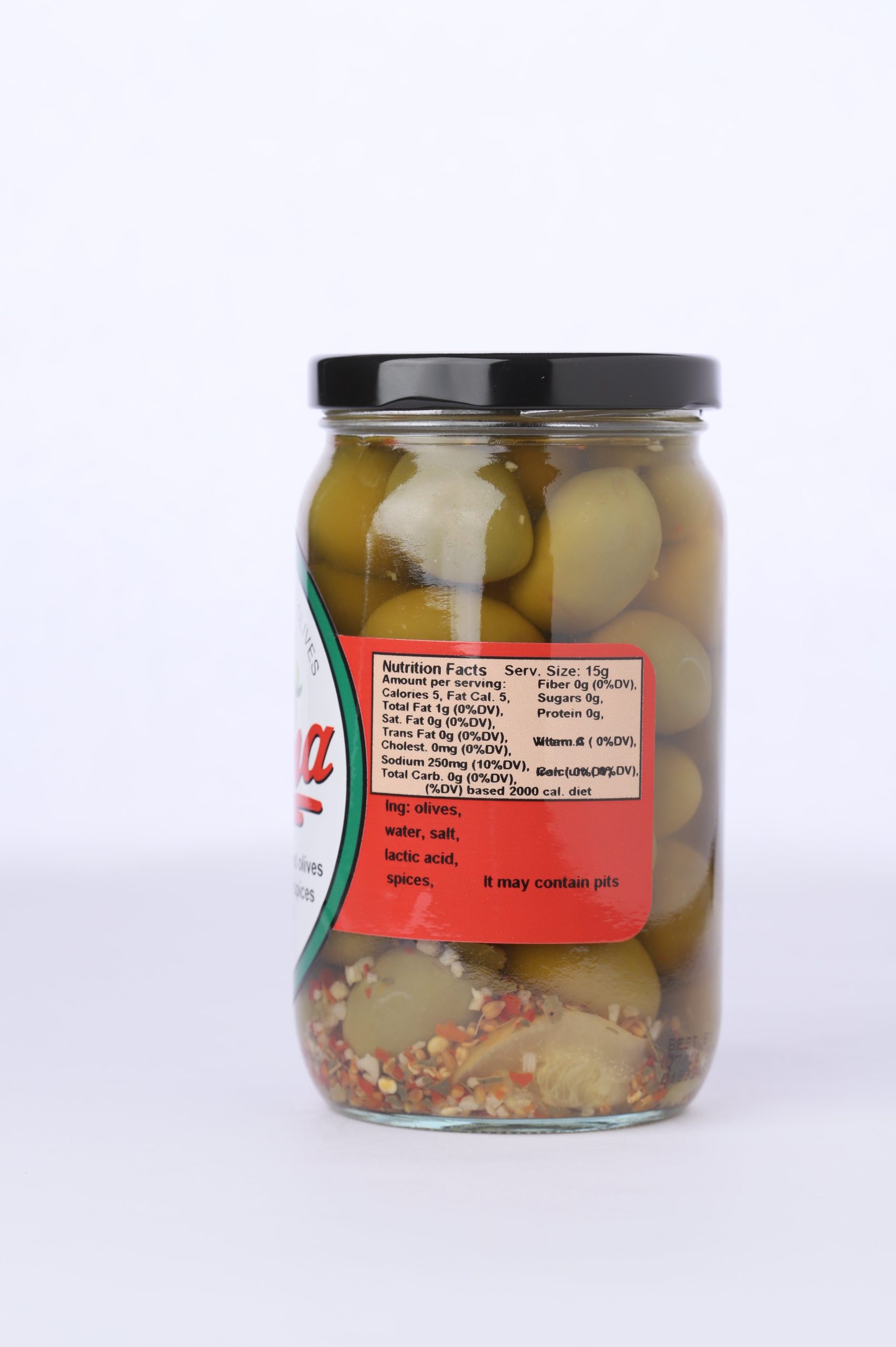 Sicilian Spiced Olives (Case of 12) - Image 2