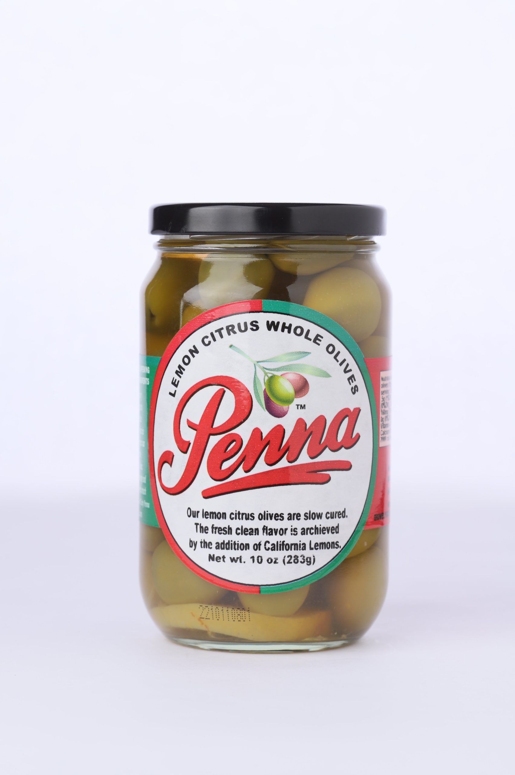 Lemon Citrus Whole Olives 16oz (Case of 12)