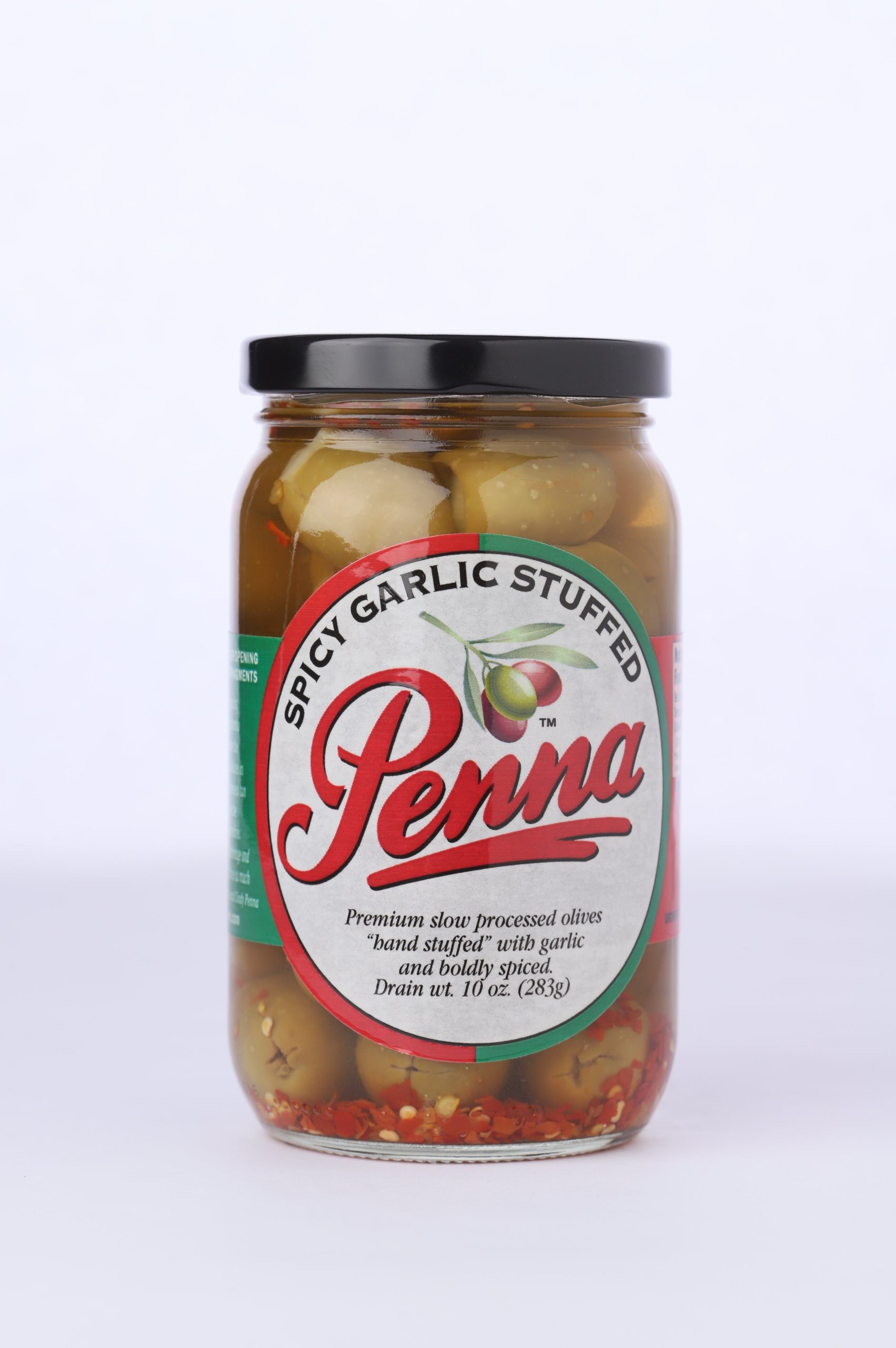 Spicy Garlic Stuffed Olives