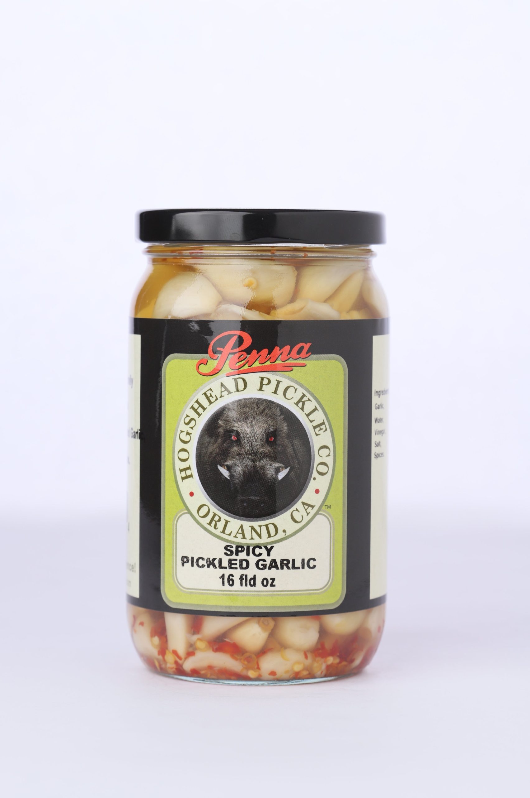 Spicy Pickled Garlic 16oz (Case of 12)
